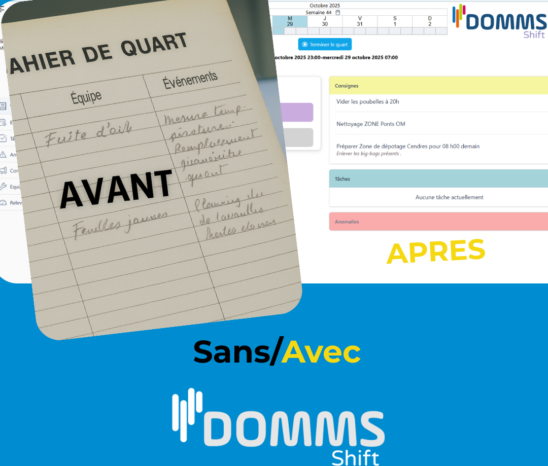 Interface DOMMS Shift alternative Ă  Shiftconnector